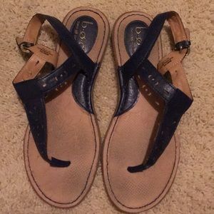 Navy blue b.o.c sandals